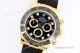 (EW) Swiss Copy Rolex Cosmograph Daytona EWF 7750 Black Diamond Dial Oysterflex Rubber 40mm (2)_th.jpg
